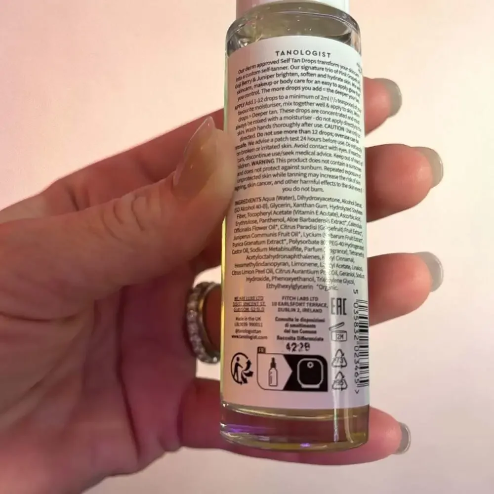 Tanologist Face + Body Self Tan Drops Medium